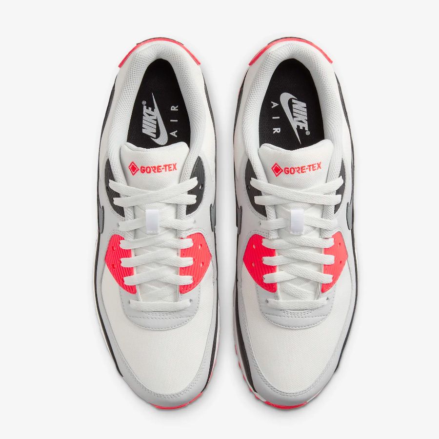 NIKE☆AIR MAX 90 GORE-TEX☆SUMMIT WHITE/BRIGHT CRIMSON/BLACK