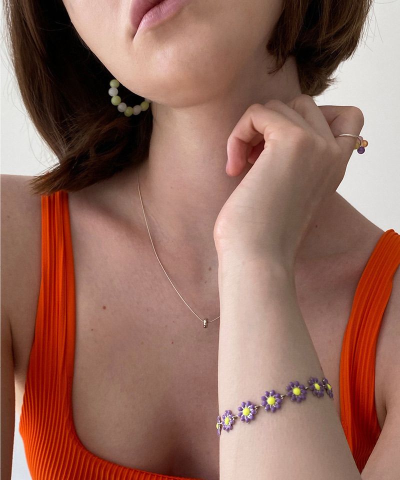 韓国人気【MONDAY EDITION】SARAs silver necklace☆追跡付 韓国人気【MONDAY EDITION】SARAs silver necklace☆追跡付
