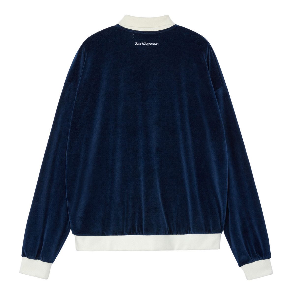 ★韓国の人気★【Rest&Recreation】★RR VELVET HALF ZIP-U.P★ ○REST&RECREATION○RR VELVET HALF ZIP-UP 男女 韓国人気 (Rest