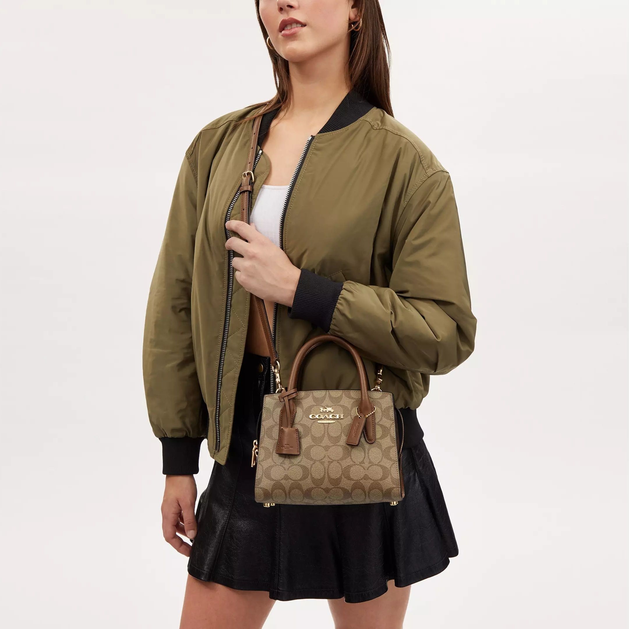 フォーマルな装いにも☆【COACH】2wayバッグ アンドレア (Coach