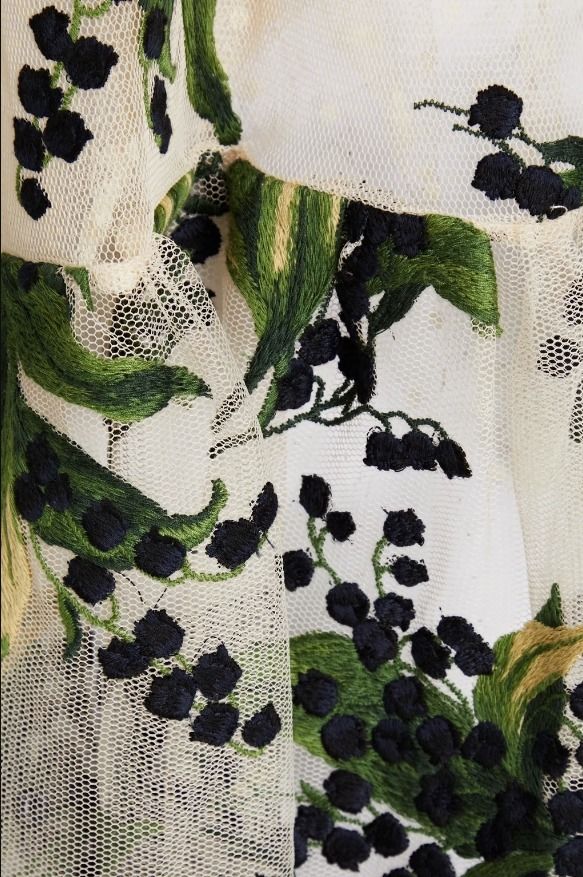 関送込【RED VALENTINO】花柄 ドットチュール ミニワンピース 関送込【RED VALENTINO】花柄 ドットチュール ミニワンピース