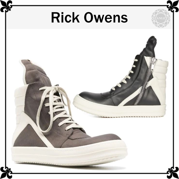 え*！様 Rick Owens のスニーカー ジオバスケット RICK OWENS GEOBASKET リックオウエンス ジオバスケット (RICK