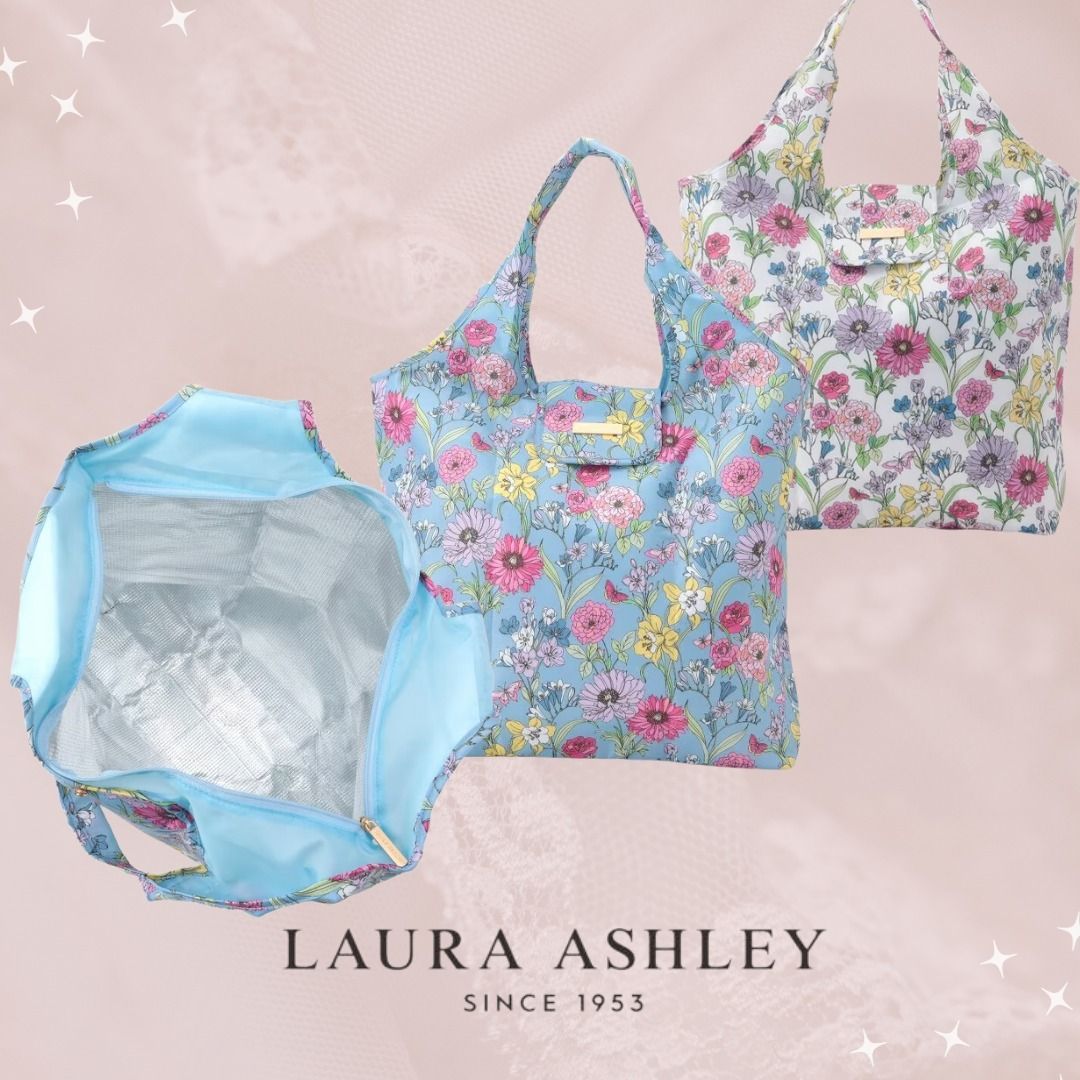 <Laura Ashley>【70周年記念】ギリー柄 パッカブルマイバッグ Laura Ashley>【70周年記念】ギリー柄 パッカブルマイバッグ
