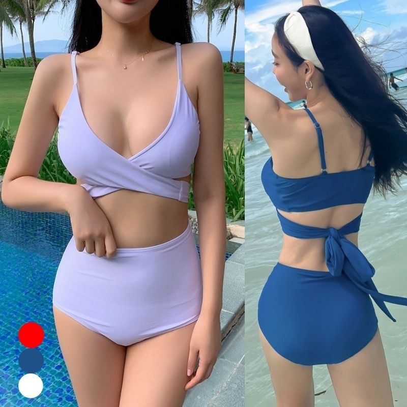 ★GLOWNY★BLUSH BIKINI TOP (RUBY)★正規品/韓国直送料込/人気 BLUSH BIKINI TOP (RUBY) - GLOWNY