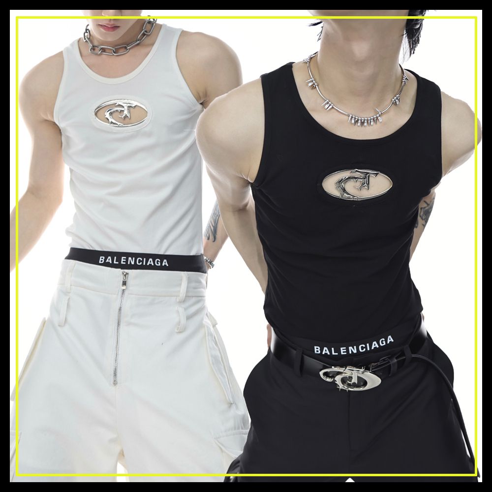 ArguE CulturEタンクトップ ストリート おしゃれ メタル Tシャツ