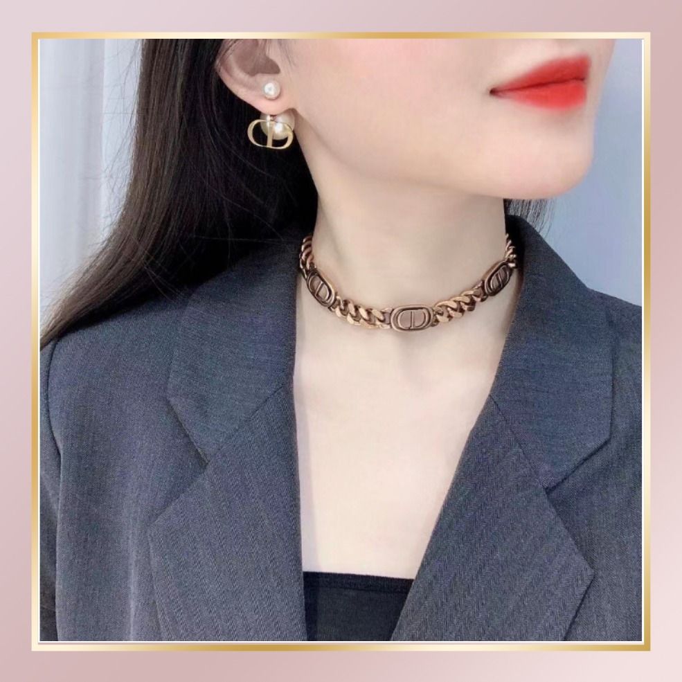 【パールとロゴが煌びやか♪】Dior Tribales ピアス ゴールド ディオール ピアス DIOR TRIBALES EARRINGS メタル レジン