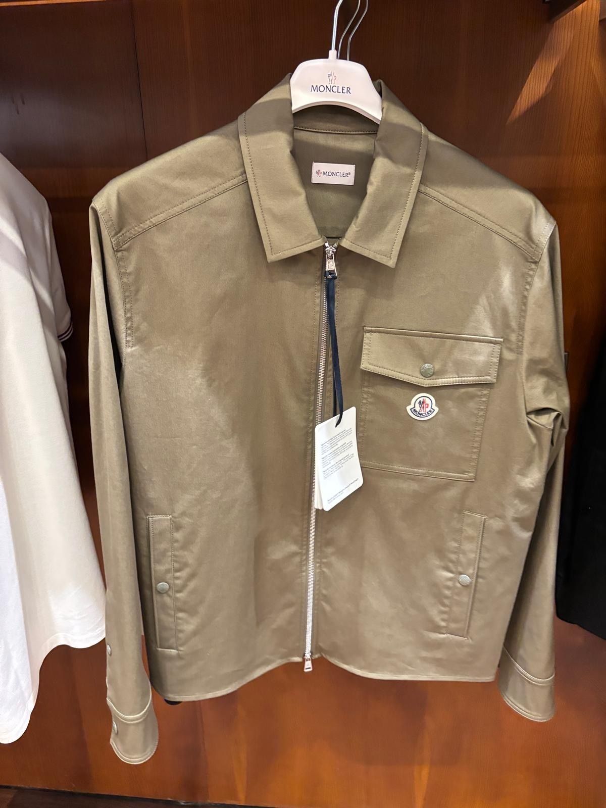 【正規取扱店】 MONCLER 】モンクレール コットンギャバジンシャツジャケット ジャケット・アウター