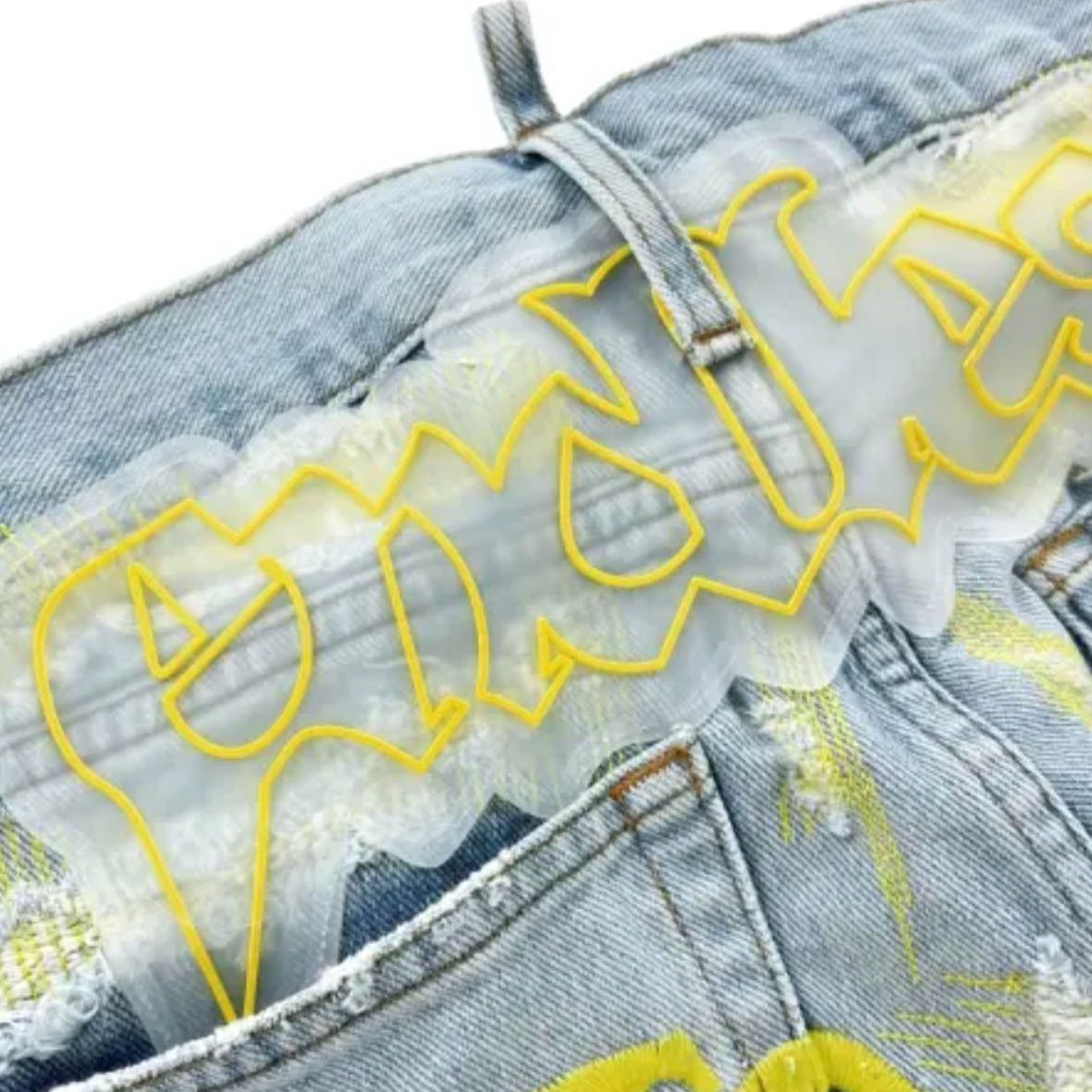【ENDLESS DENIM】リル・ダーク着用 BLUE YELLOW DENIM 関税込 ENDLESS DENIM】リル・ダーク着用 BLUE YELLOW DENIM☆国内発
