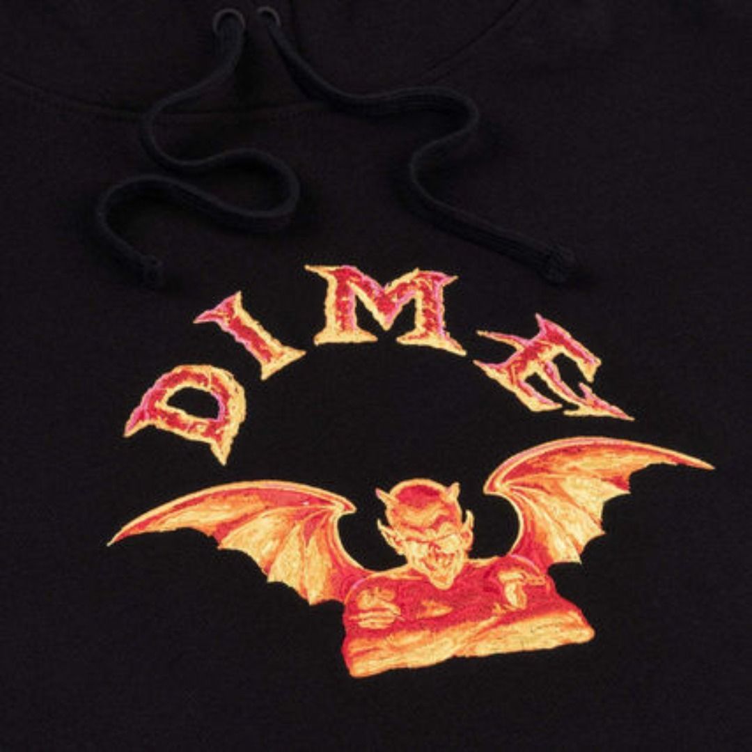 Dime デビル フーディ パーカー インパクト DIME☆Devil デビルパーカー メンズ トップス 2色 フーディ