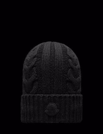MONCLER ニットキャップ 肌触りの良いカシミア MONCLER ニットキャップ 肌触りの良いカシミア (MONCLER/ニット