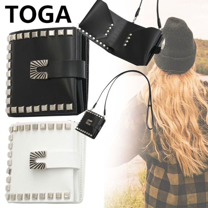国内発送**TOGA** レザーショルダーウォレット (TOGA/ショルダー