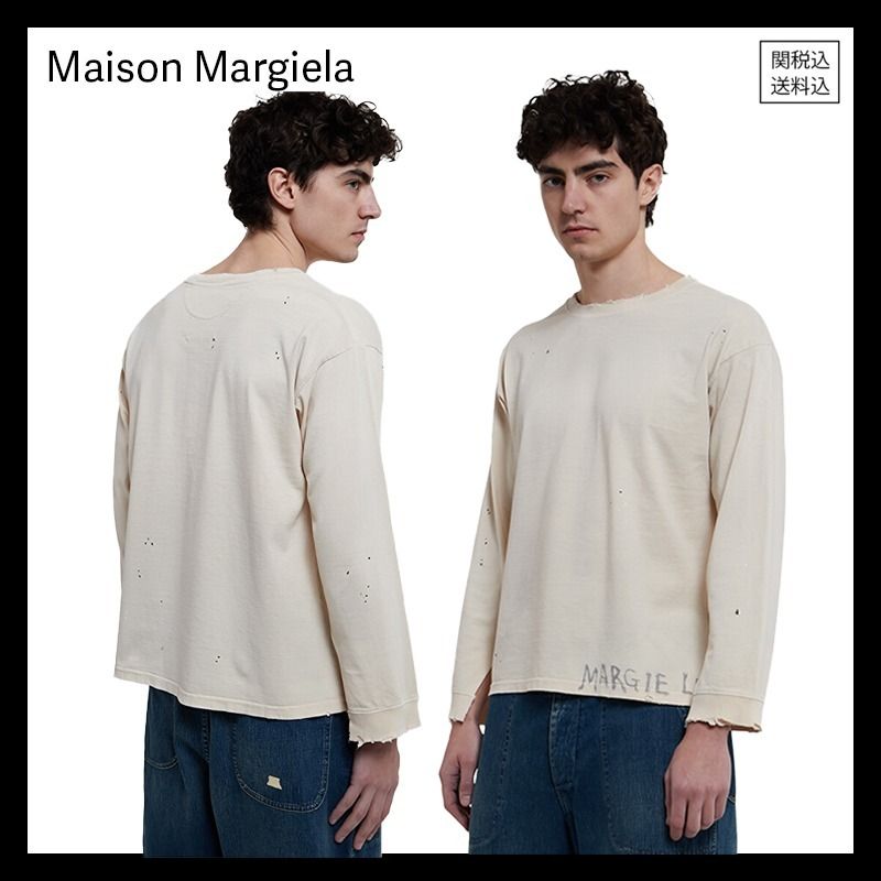 関税込】 Maison Margiela マルジェラ ロングスリーブTシャツ (Maison