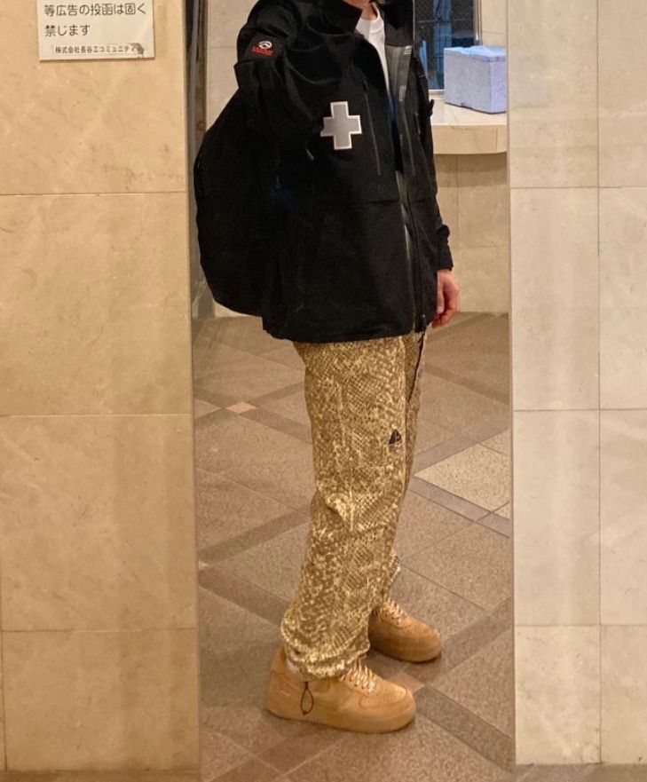 ☆韓国の人気☆Supreme x Nike ACG Belted Denim Pants☆GOLD