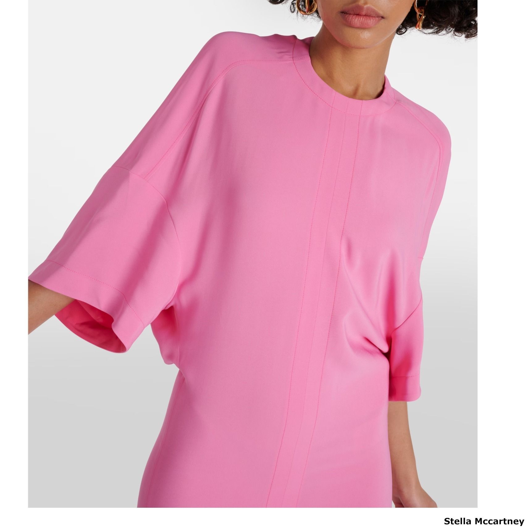 STELLA MCCARTNEY ワンピース Gathered maxi dress897133