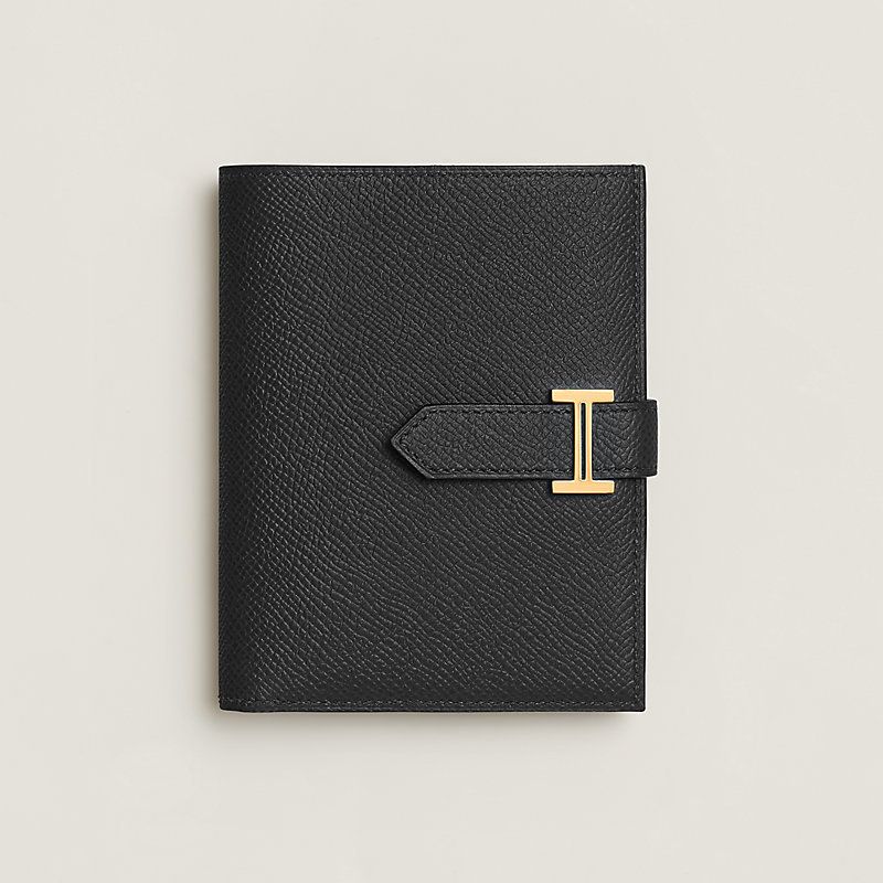 入手困難】HERMES べアン コンパクト2つ折り財布 エトゥープ