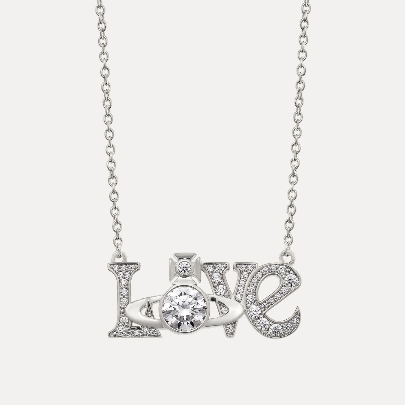 VIVIENNE WESTWOOD ネックレス Roderica crystal 894343 Roderica crystal-embellished necklace in gold - Vivienne