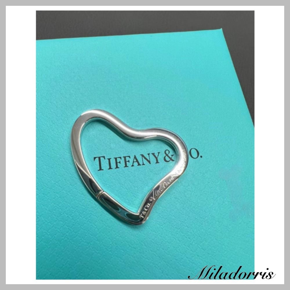 定番☆】Tiffany&Co オープン ハート キーリング (Tiffany & Co