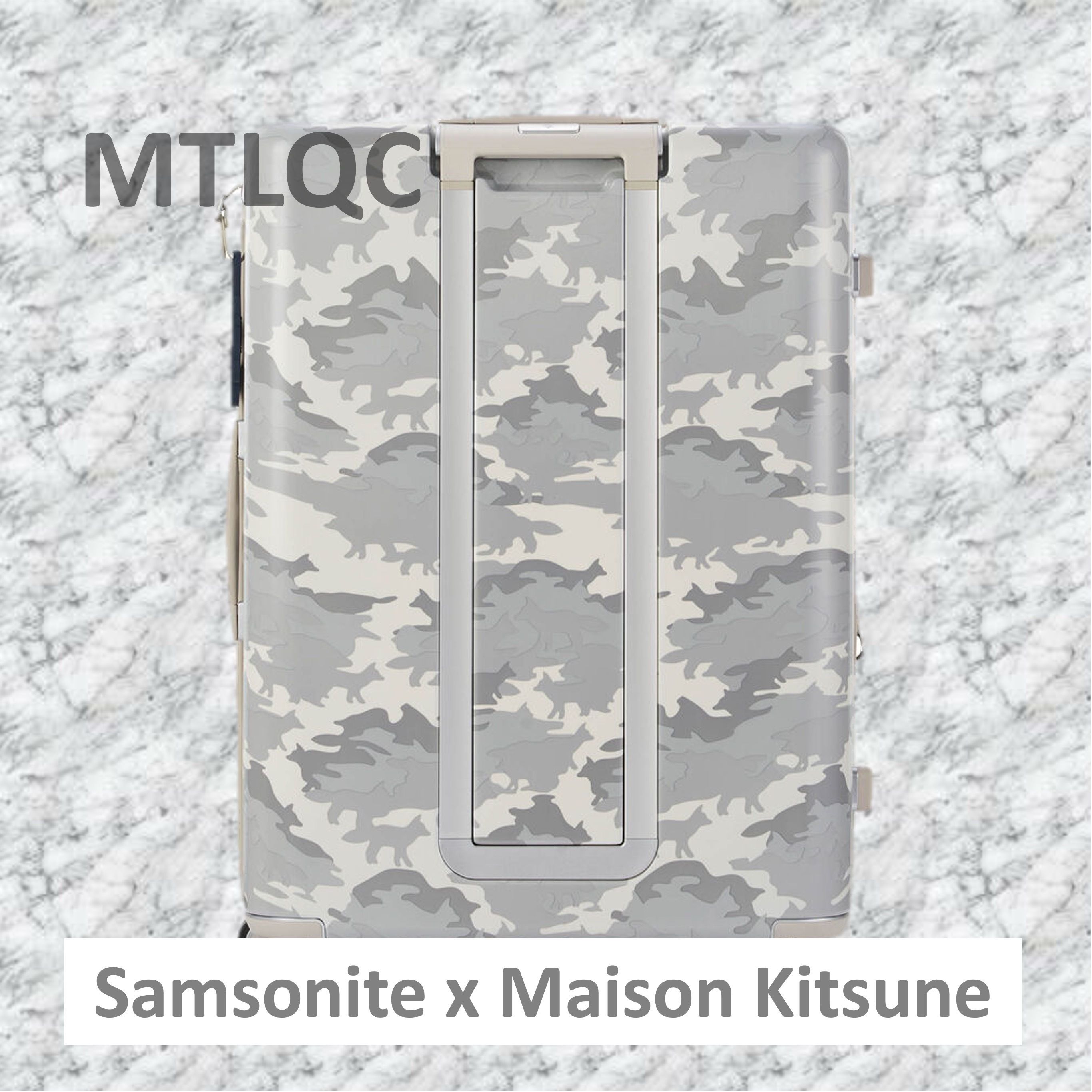 Samsonite x Maison Kitsune サムソナイト スーツケース 限定