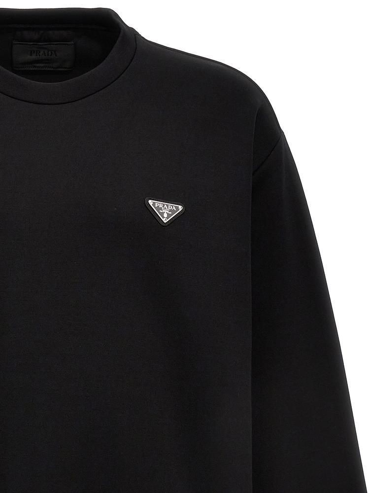 PRADA/プラダ ロゴ入り トレーナー コットン スウェットシャツ
