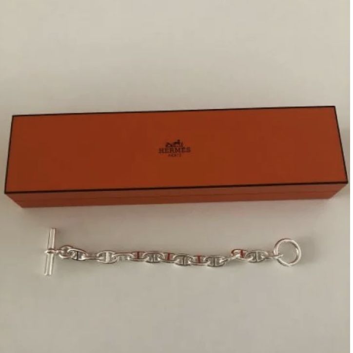 希少【Hermes】人気 シェーヌダンクル ブレスレット 芸能人愛用