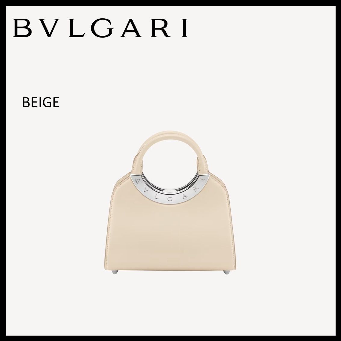 直営店 BVLGARI ブルガリ ローマ スモール トップハンドルバッグ