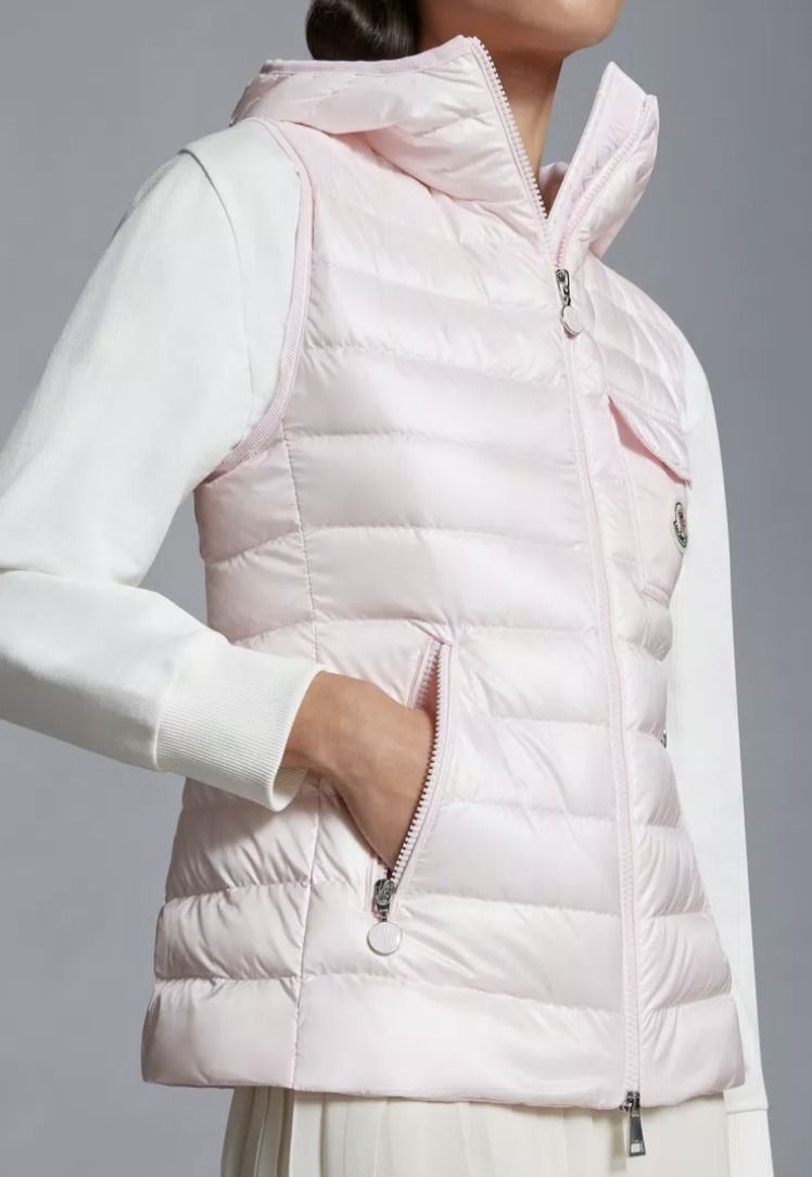 MONCLER/モンクレール】 GLYGOS ダウンベスト フード付 ロゴ