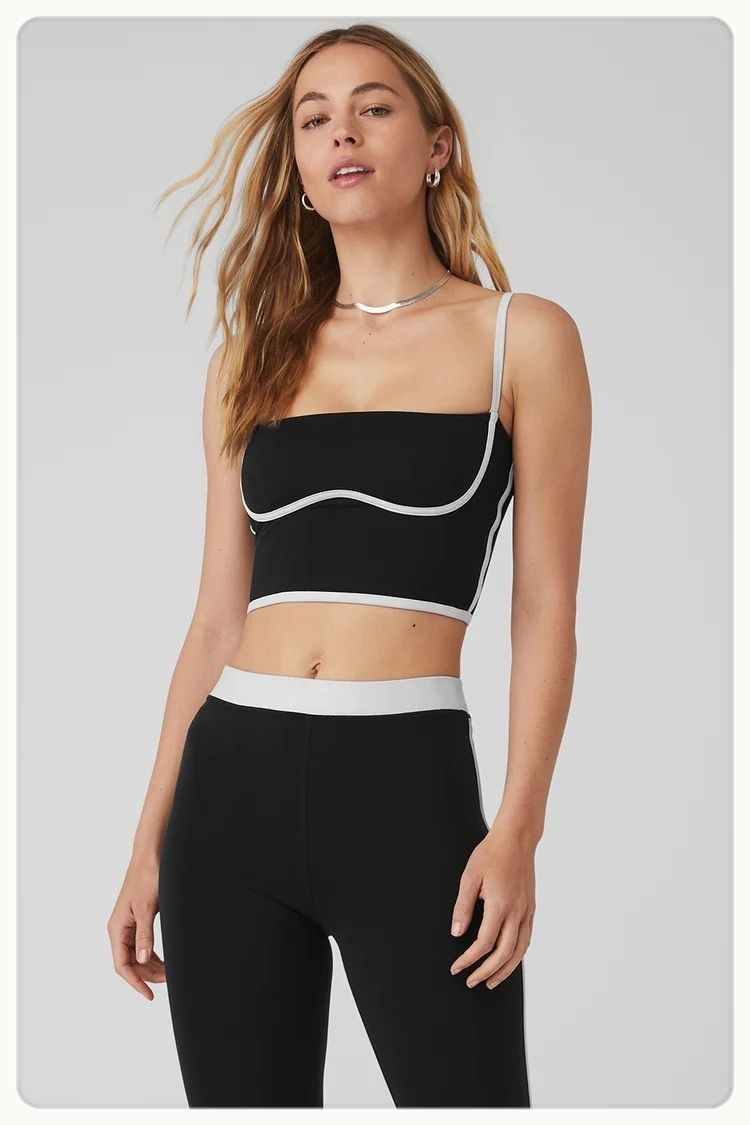 Aspire Tank - Black/White | Alo Yoga