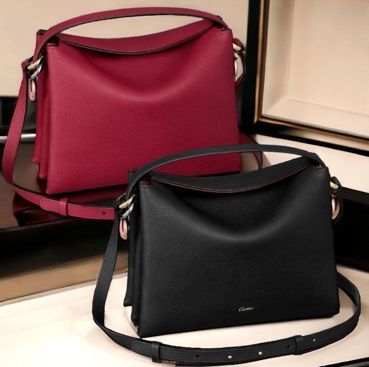 海外希少 Cartier トリニティ ハンドルバッグ 海外希少 Cartier トリニティ ハンドルバッグ 2種類 (Cartier