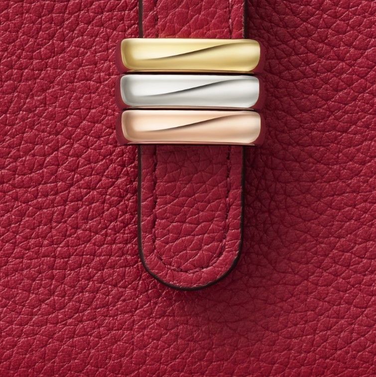 海外希少 Cartier トリニティ アコーディオンカードホルダー