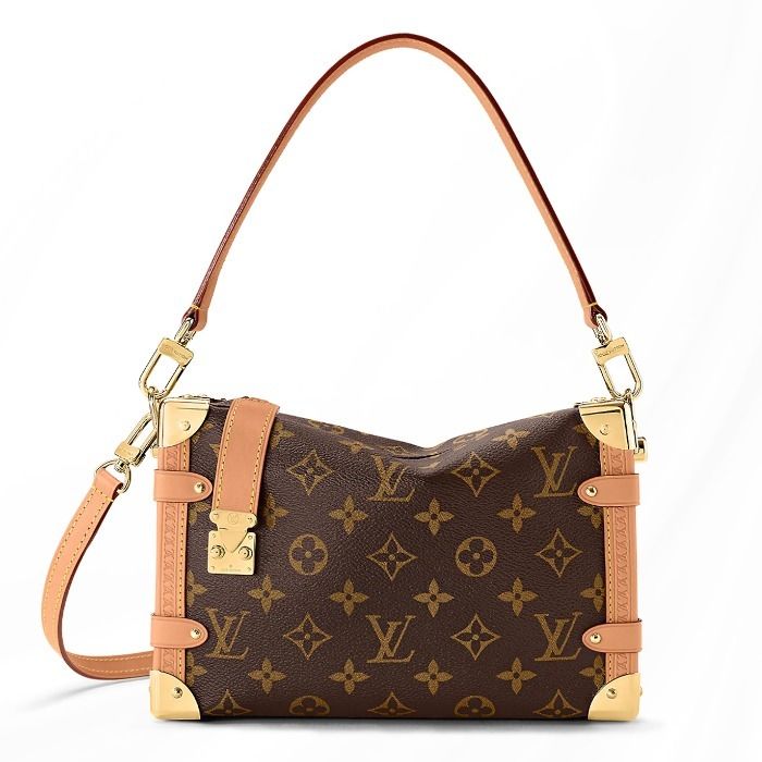 【上品♪】LOUIS VUITTON サイドトランク MM ショルダーバッグ ルイヴィトン サイドトランク MM ショルダーバッグ レザー W