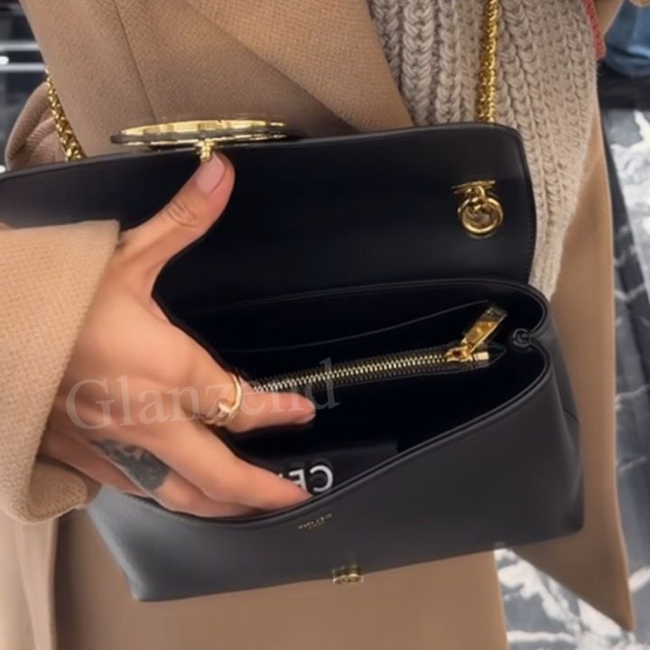 上品なデザイン♪【CELINE】ミディアム ヴィクトワール バッグ