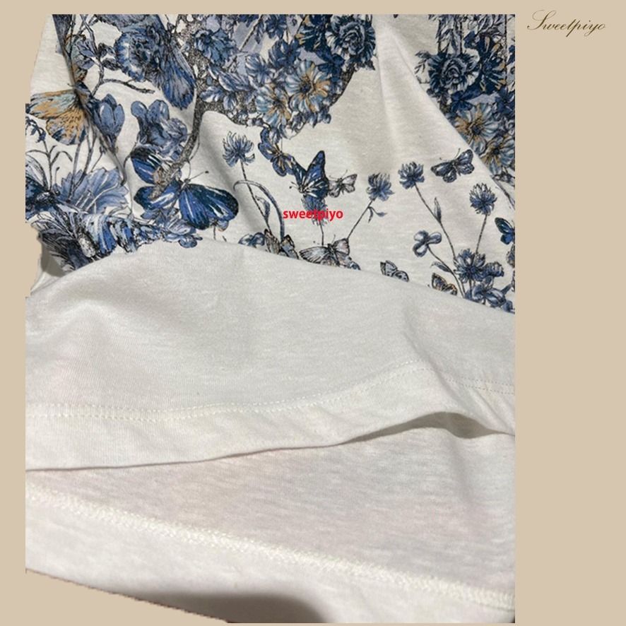 ディオール☆Tシャツ コットン リネン バタフライ ロゴ ビー 蜂 ディオール☆Tシャツ コットン リネン バタフライ ロゴ ビー 蜂
