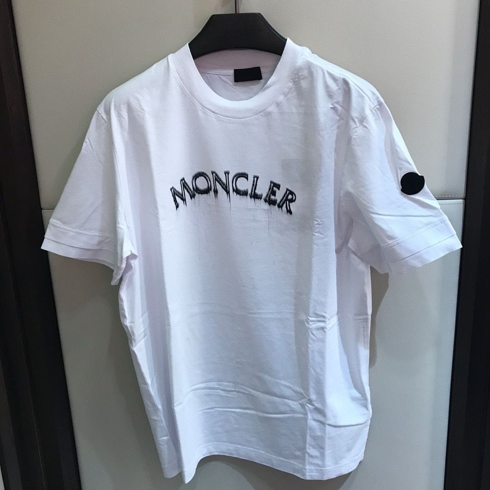 パリ直営店買付！【MONCLER】ぼかしレタリングロゴTシャツ☆3色