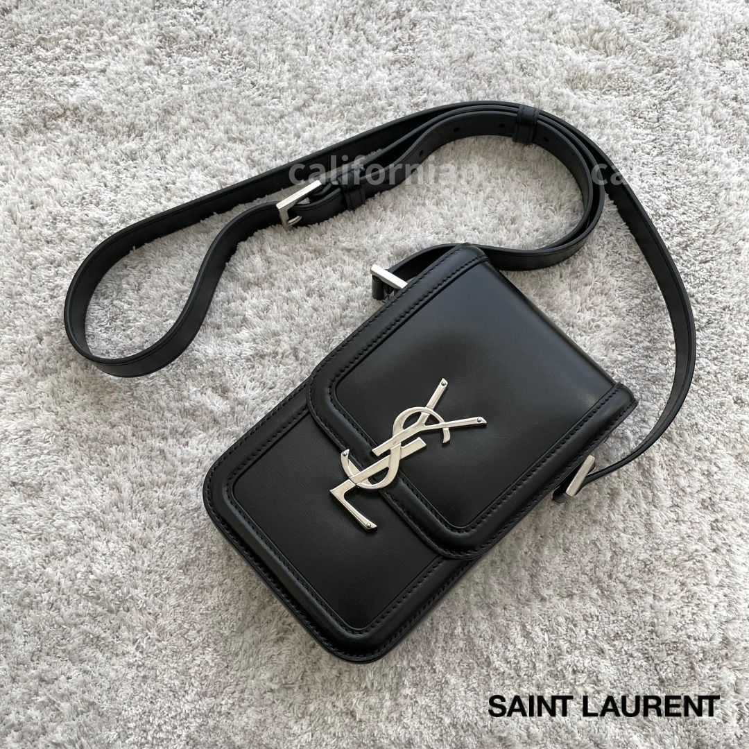SAINT LAURENT ソルフェリーノ ショルダーバッグ ブラック すぐ発送/関税なし】Saint Laurent ソルフェリーノ ミニバッグ