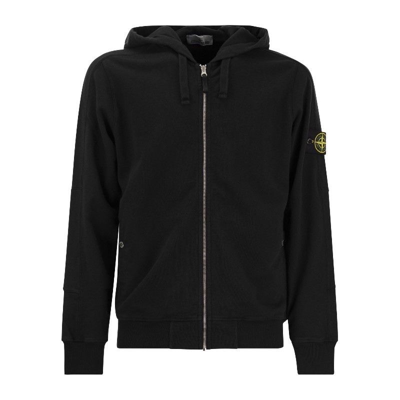 STONE ISLAND SS24 Cotton hoodie (801563160 V0029) (STONE ISLAND 