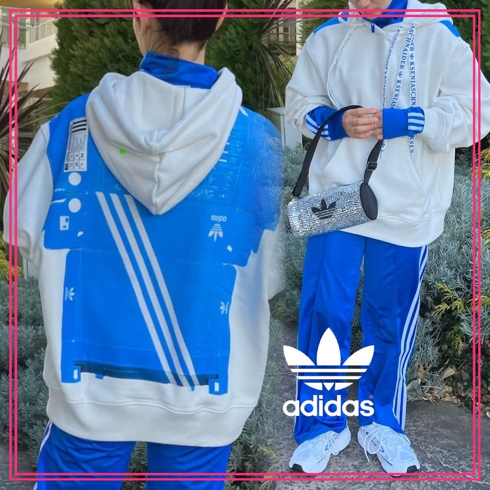adidas KSENIASCHNAIDER デコンストラクト ボックスパーカー