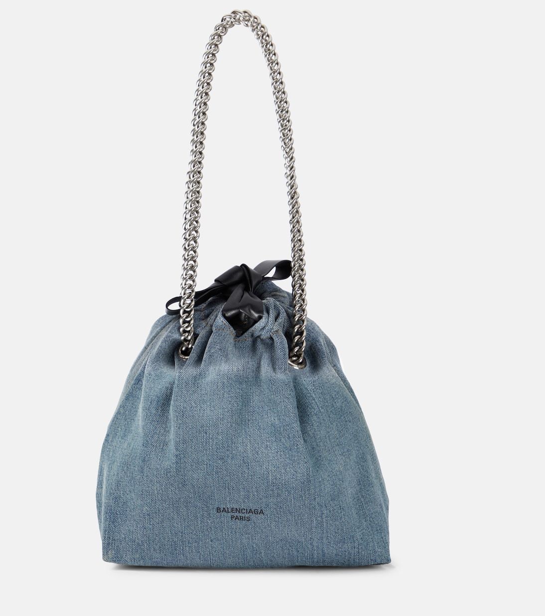 関税込♪*BALENCIAGA*Crush スモール ショルダーバッグ 送料関税込□BALENCIAGA□Crush スモール デニム トートバッグ