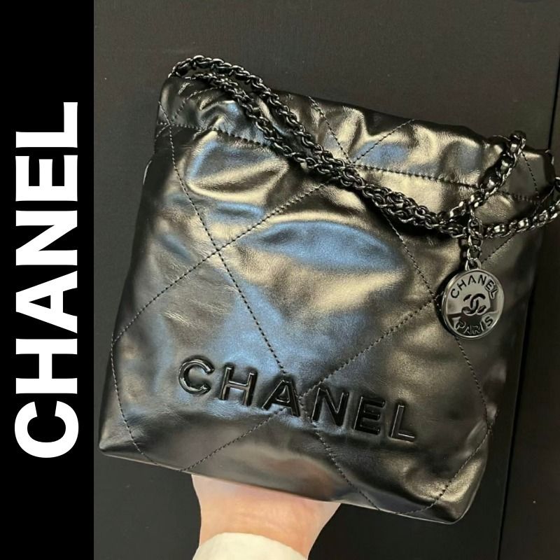 24P☆】CHANEL 22 ミニ ハンドバッグ ソーブラック (CHANEL 24P☆】CHANEL 22 ミニ ハンドバッグ ソーブラック (CHANEL