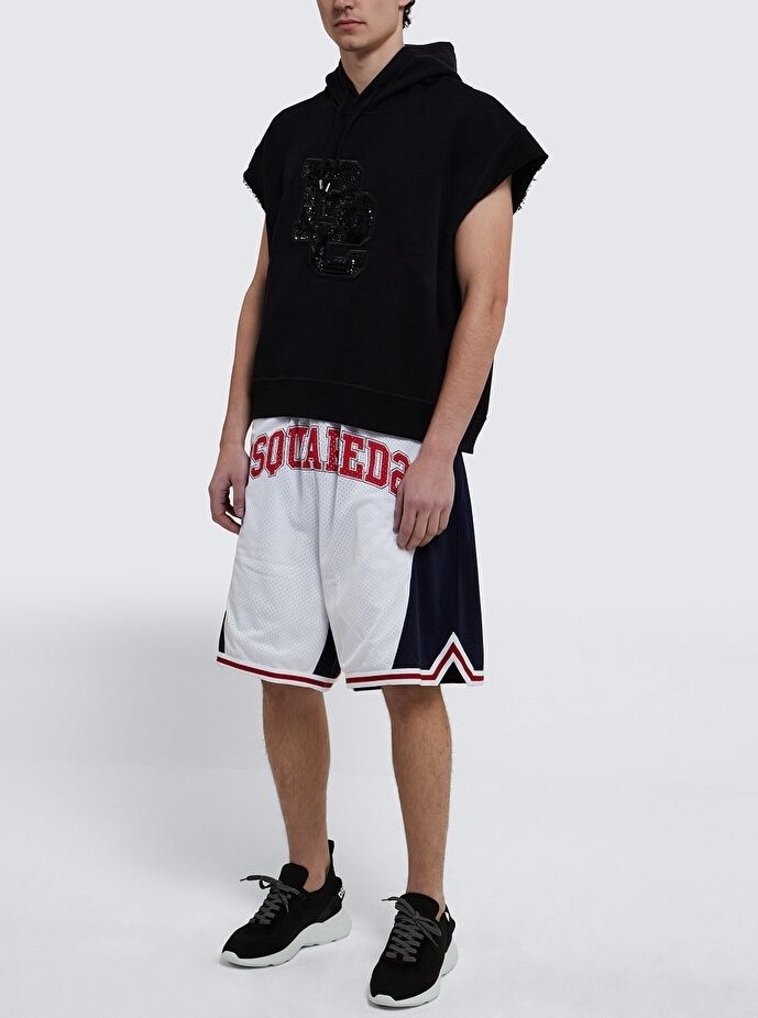 VIP☆DSQUARED2 ノースリーブ スウェットパーカー フーディー (D