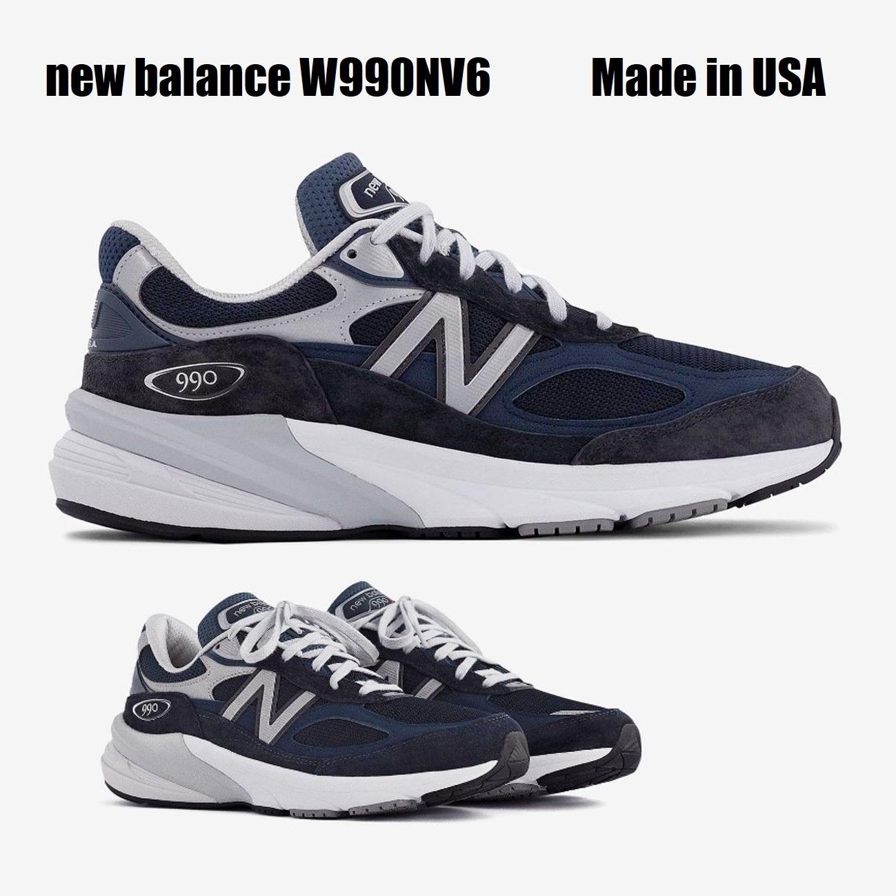 20-60代からのファッション通販  ニューバランス】NEW BALANCE W990NV6☆大人気☆追跡可☆ (New 靴