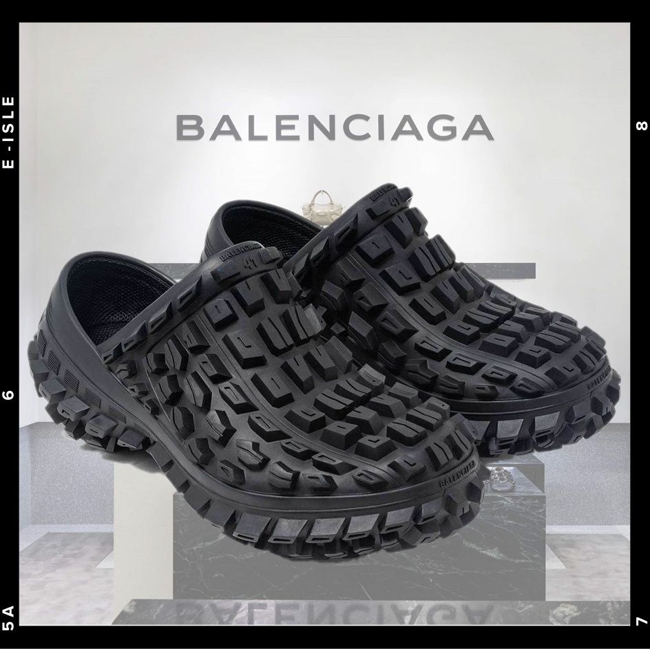 you&me様専用】BALENCIAGA グロッグ サンダル サイズ40 黒