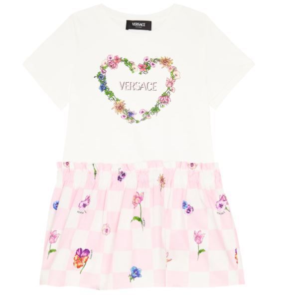 VERSACE☆キッズ ロゴコットンドレス 大人もOK VERSACE☆キッズ ロゴバロッココットンドレス 大人もOK 子供服