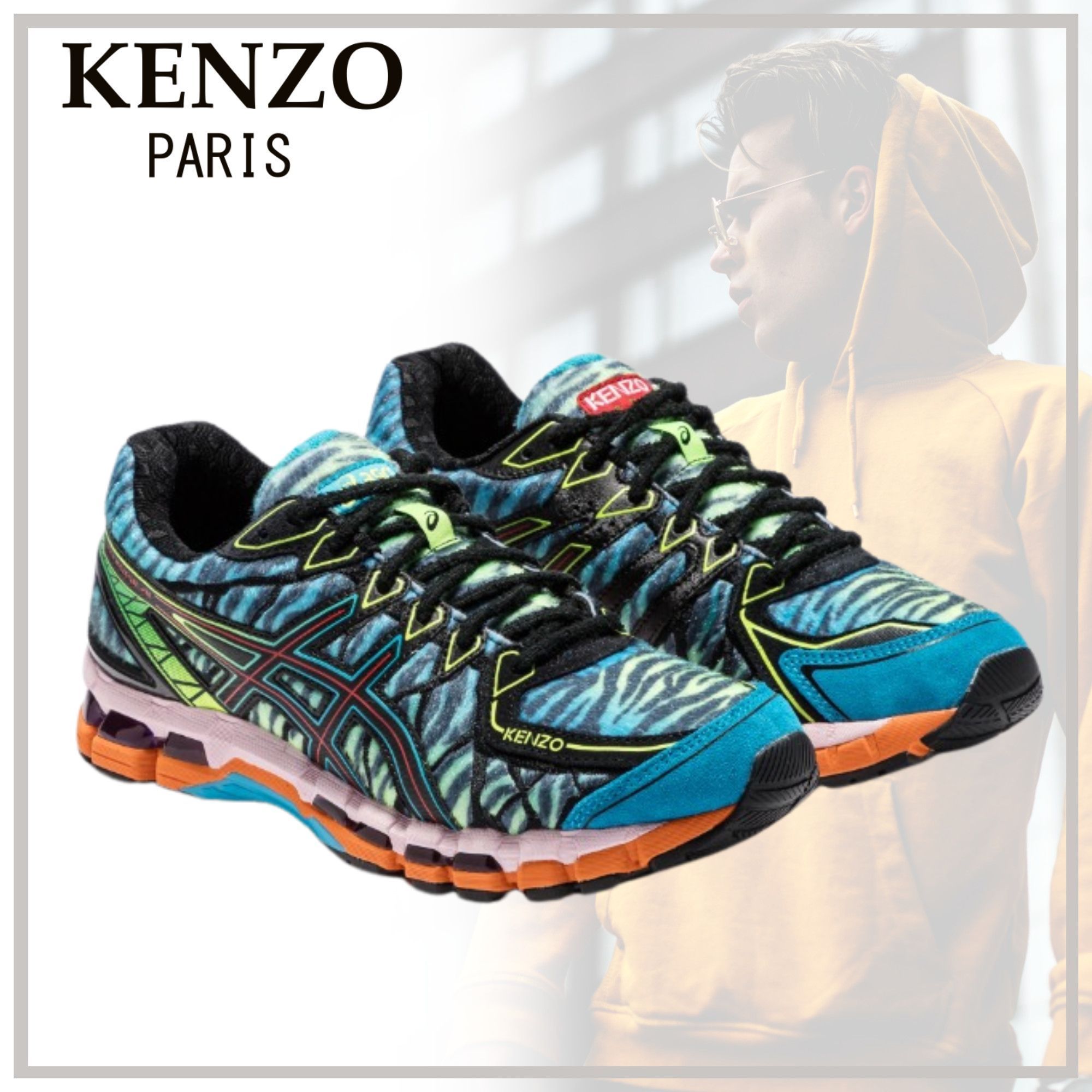 ハイセンスな【KENZO X ASICS】ロートップ スニーカー 24SS新作