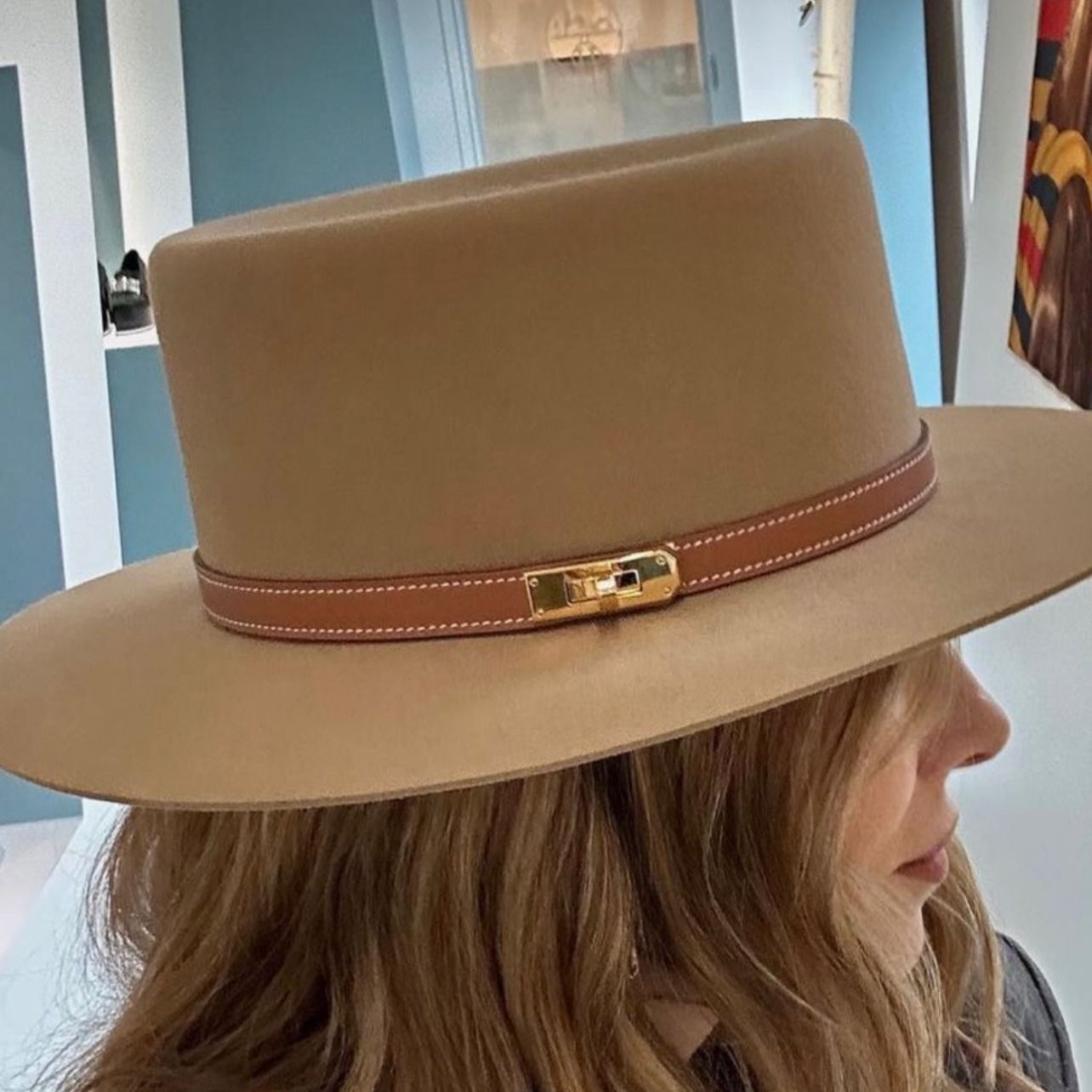 【印象的で素敵】◆HERMES◆ハット クールでかっこいい♪】HERMES バルタザール H カット ハット ハット