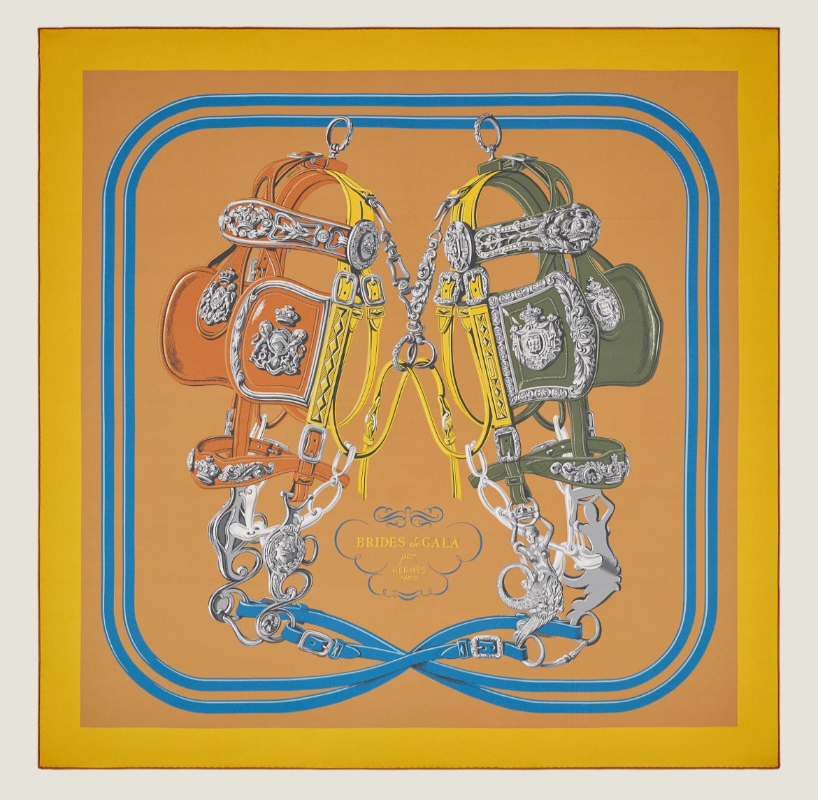 楽天市場】エルメス HERMES カレ90 スカーフ シルク BRIDES de