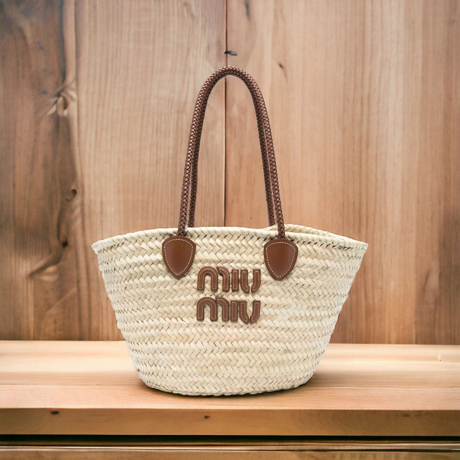 miu miu】STRAW BASKET. (MiuMiu/かごバッグ) 103263923【BUYMA】