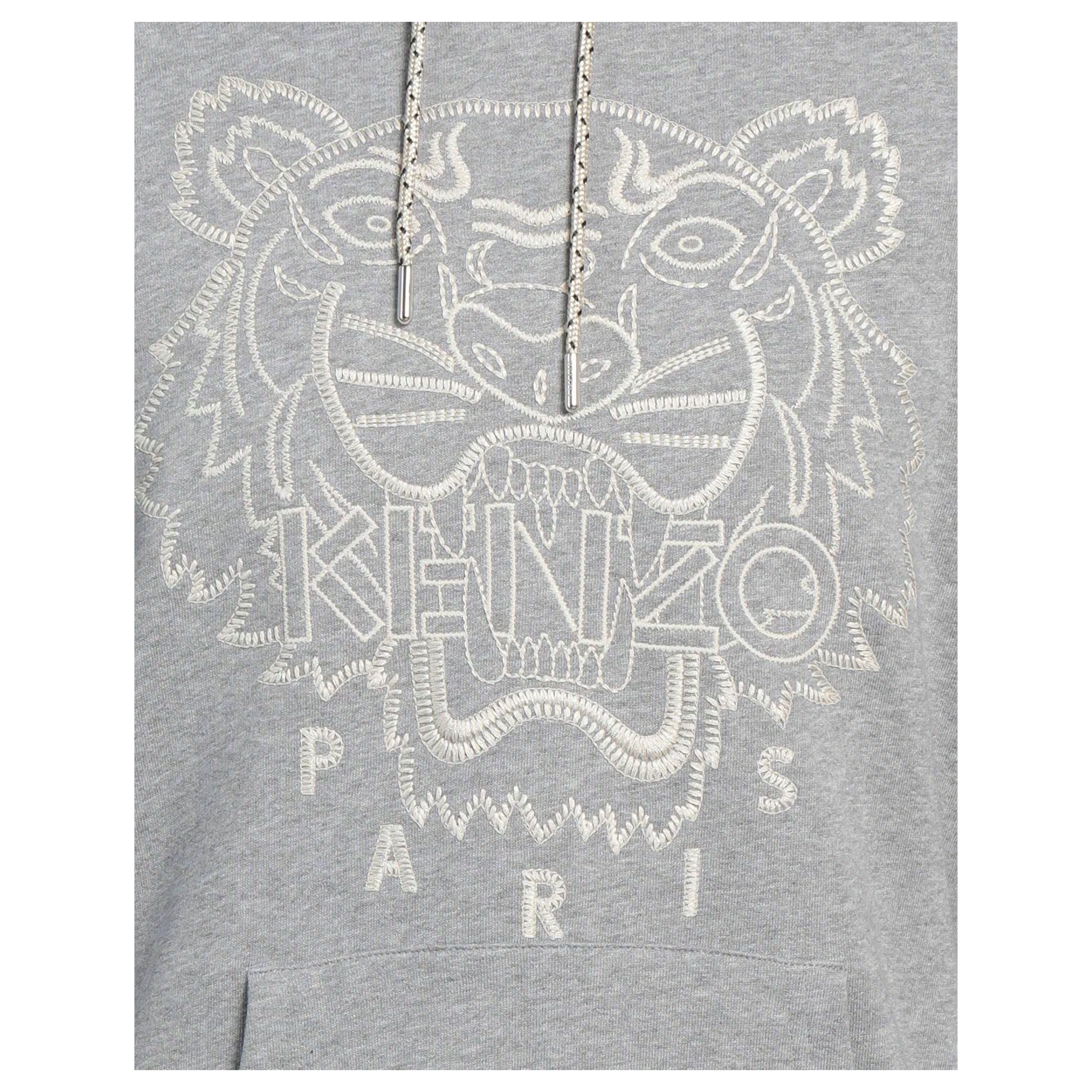 【KENZO】パーカー フリース素材スウェットシャツ 刺繍入り KENZO】パーカー フリース素材スウェットシャツ 刺繍入り (KENZO