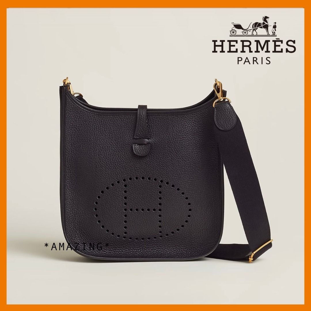 【HERMES】H056277CC89 ノワール エブリン29 ショルダーバッグ HERMES】 定番人気◎エルメス エブリン 29 ノワール (HERMES