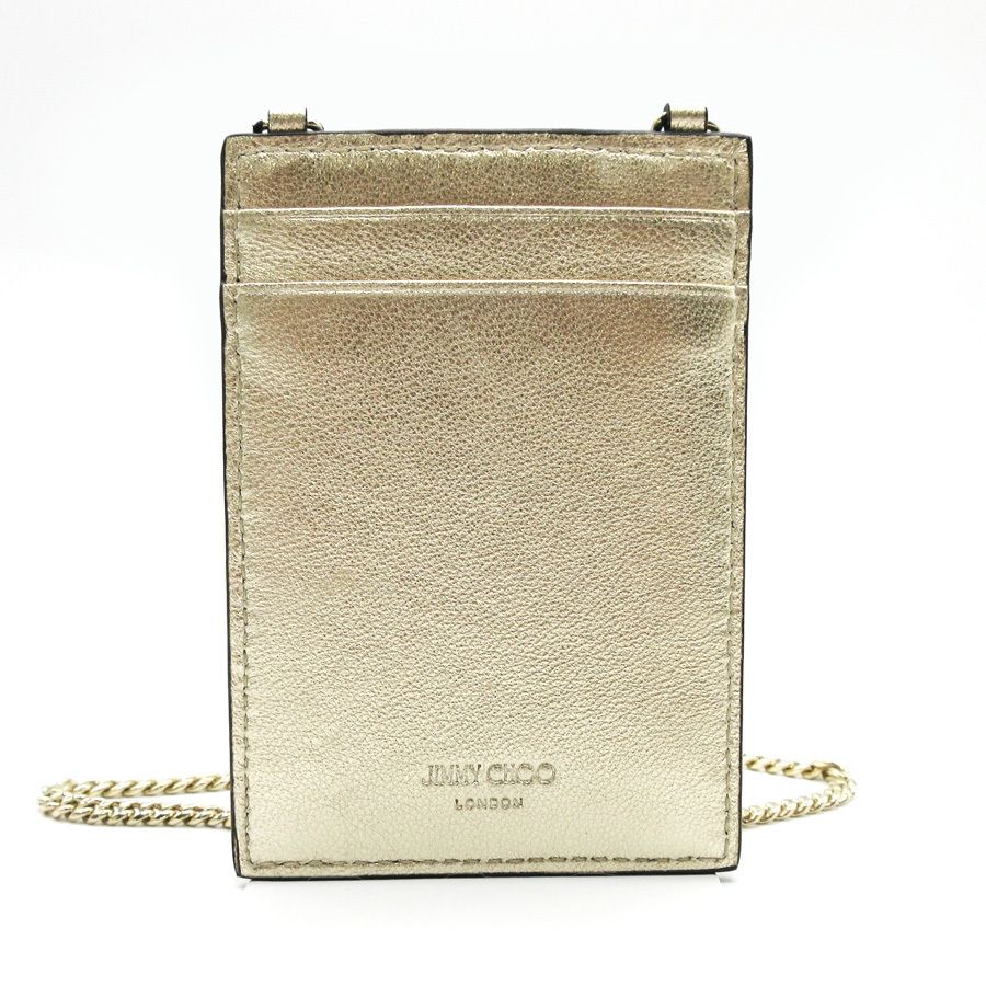 【JIMMY CHOO■極美品】HALE ハレ ショルダー カード 箱付き JIMMY CHOO□極美品】HALE ハレ ショルダー カード 箱付き