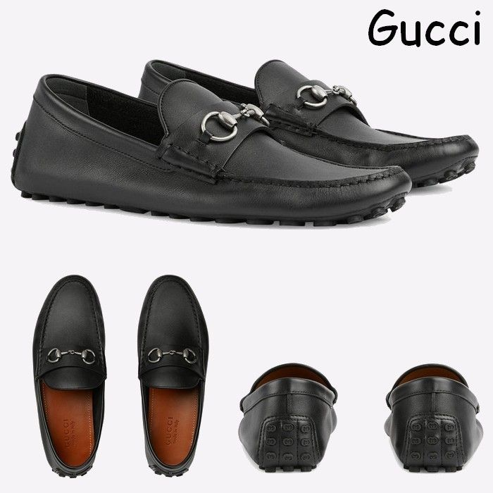 GUCCI メンズ ホースビット ドライビングシューズ レザー *SALE
